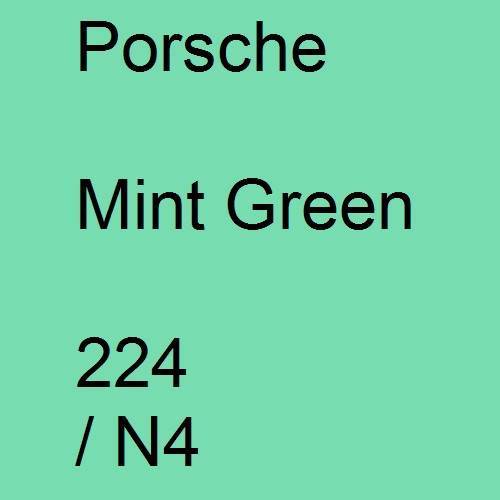 Porsche, Mint Green, 224 / N4.